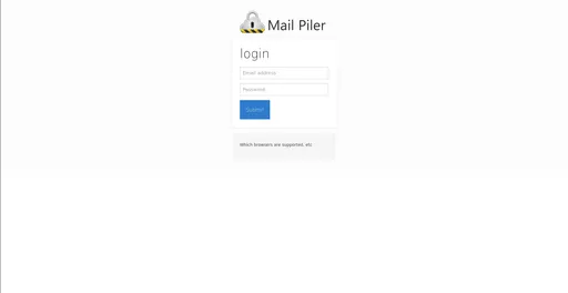 login Screenshot