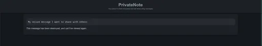 Opened message